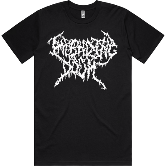 death metal logo shirt front 